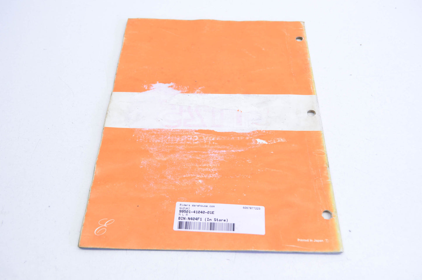 OEM Suzuki 99501-41040-01E LT125 Supplementary Service Manual