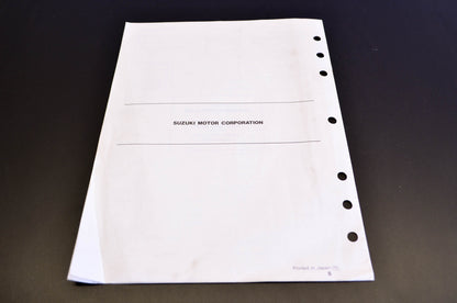 OEM Suzuki 99501-37180-03E GSX750F Supplementary Service Manual