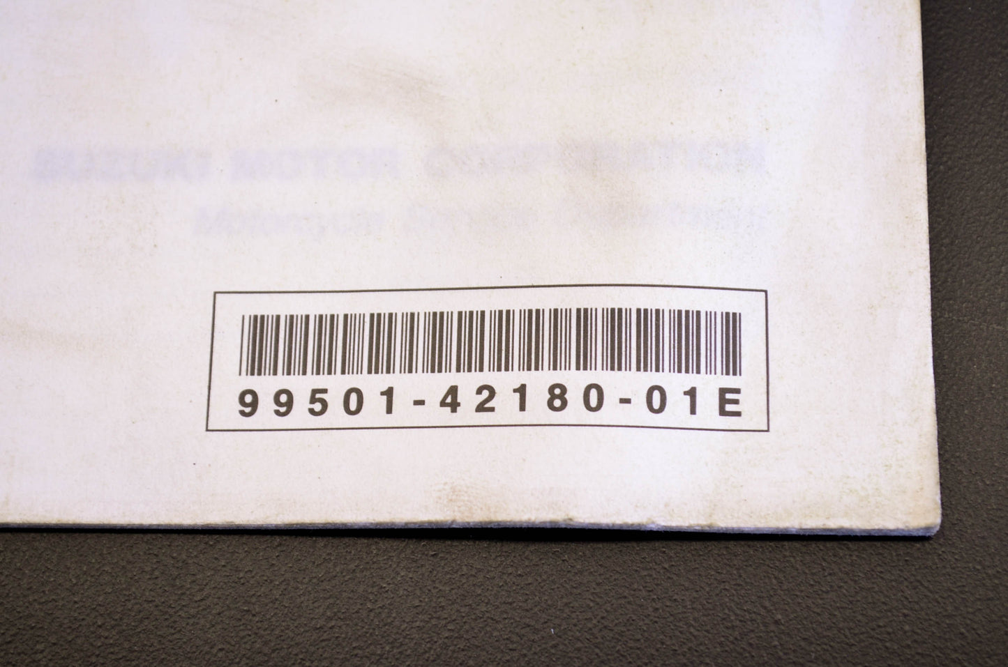 OEM Suzuki 99501-42180-01E LT-F250 LT-F250F Supplementary Service Manual
