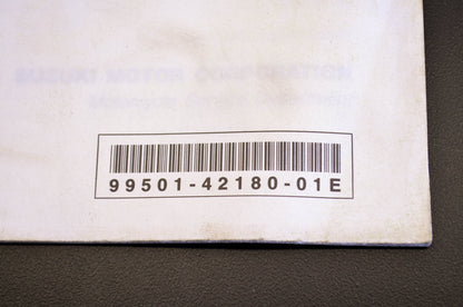 OEM Suzuki 99501-42180-01E LT-F250 LT-F250F Supplementary Service Manual