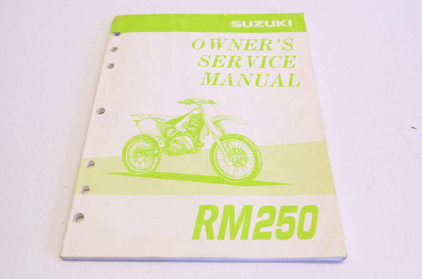 OEM Suzuki 99011-37E52-03A Owner's Manual RM250W 1998