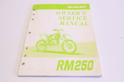 OEM Suzuki 99011-37E52-03A Owner's Manual RM250W 1998