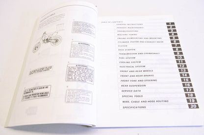 OEM Suzuki 99011-37E52-03A Owner's Manual RM250W 1998