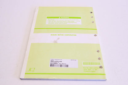 OEM Suzuki 99011-37F51-03A Owner's & Service Manual RM250K2 20