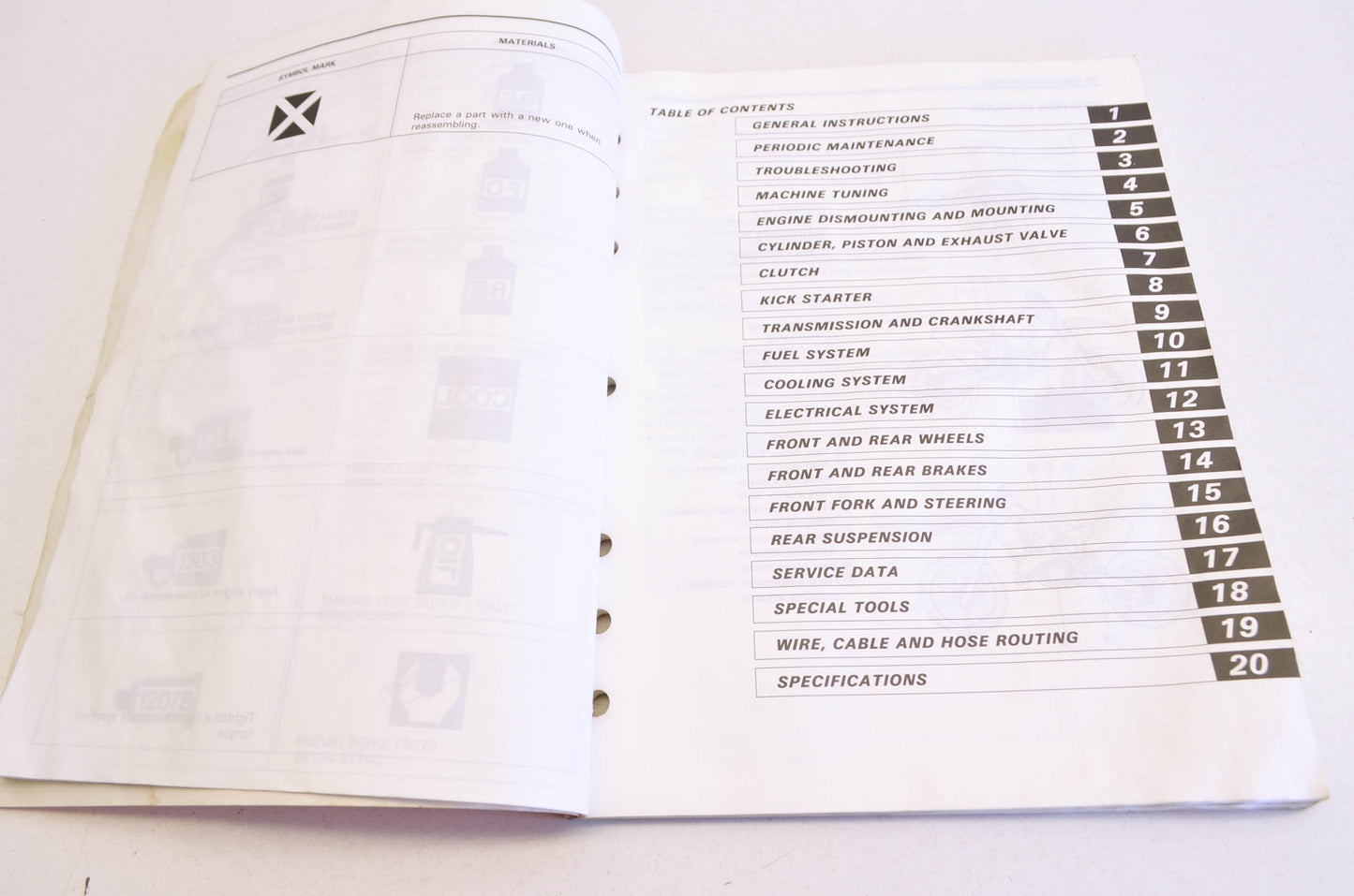 OEM Suzuki 99011-36E50-03A RM125 Owner's Service Manual