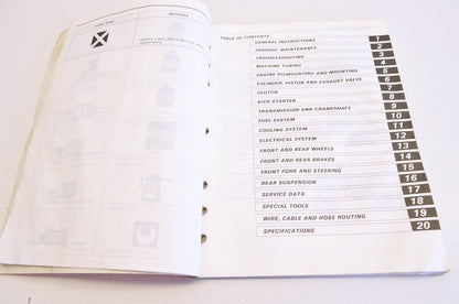 OEM Suzuki 99011-36E50-03A RM125 Owner's Service Manual