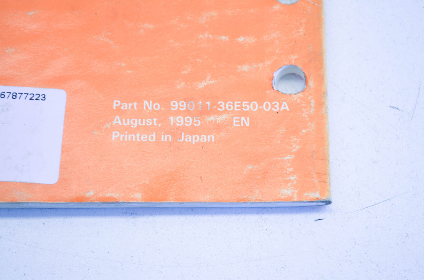 OEM Suzuki 99011-36E50-03A RM125 Owner's Service Manual