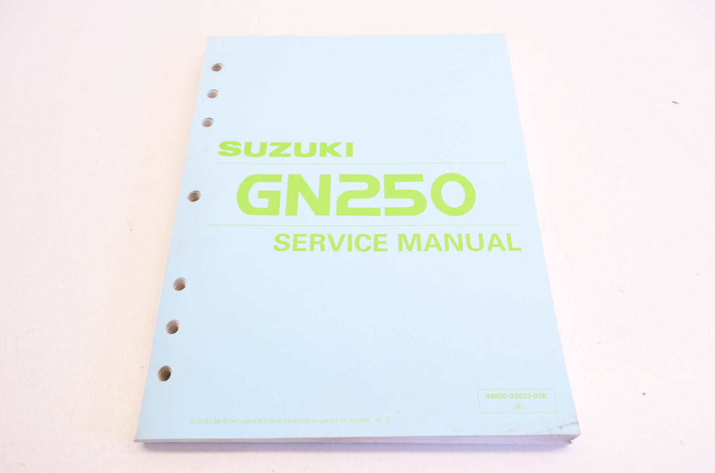 OEM Suzuki 99500-32023-03E Service Manual GN25082 1985-88