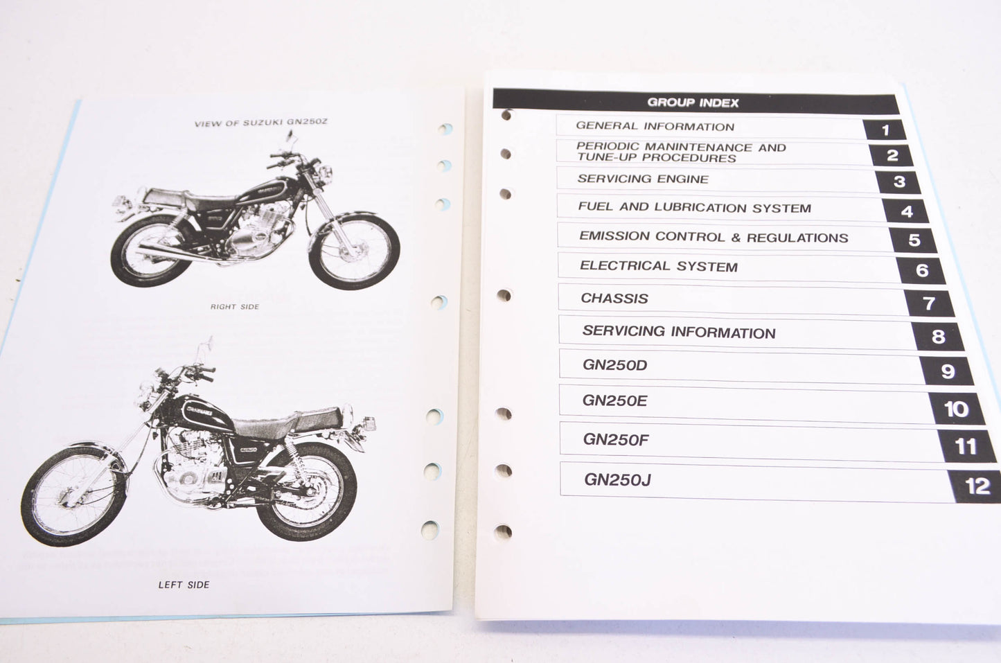OEM Suzuki 99500-32023-03E Service Manual GN25082 1985-88