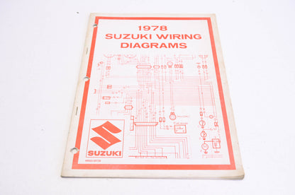 OEM Suzuki 99923-00738 78 C Model Wiring Diagram Manual