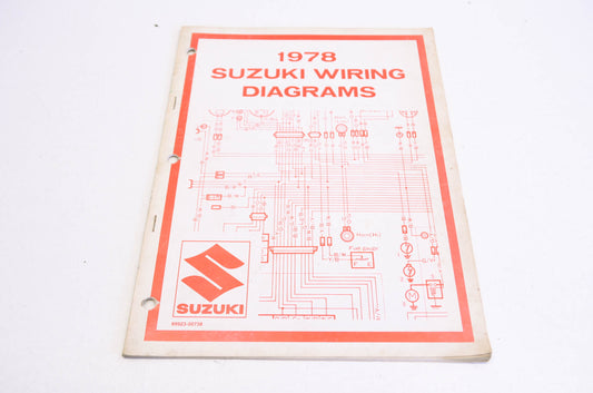 OEM Suzuki 99923-00738 78 C Model Wiring Diagram Manual