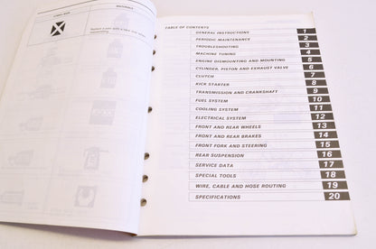 OEM Suzuki RM125 Owner's Service Manual