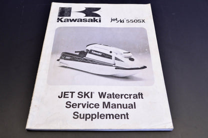 OEM Kawasaki 99924-1148-51 Service Manual Supplement JS550C1