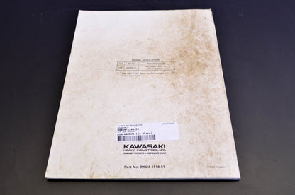 OEM Kawasaki 99924-1148-51 Service Manual Supplement JS550C1