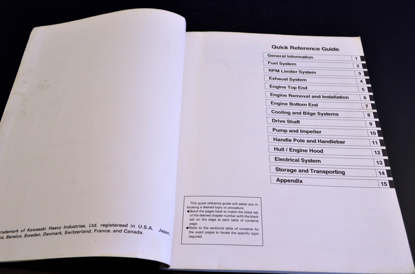 OEM Kawasaki 99924-1148-51 Service Manual Supplement JS550C1