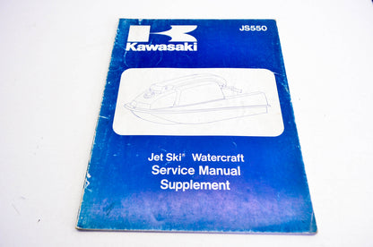 OEM Kawasaki 99924-1075-51 Service Manual Supplement JS550