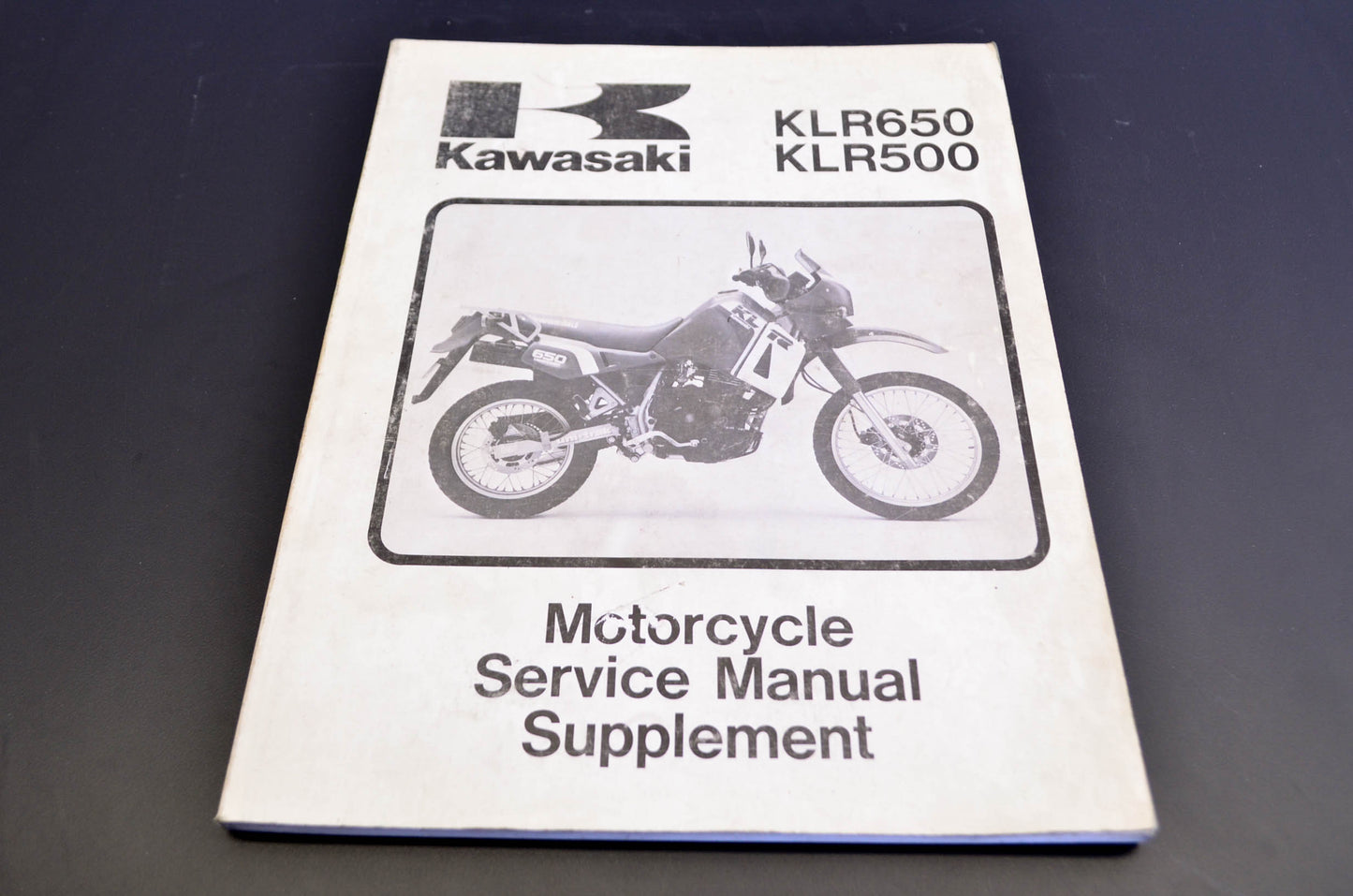 OEM Kawasaki 99924-1080-51 Service Manual Supplement KL650A