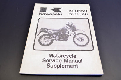 OEM Kawasaki 99924-1080-51 Service Manual Supplement KL650A