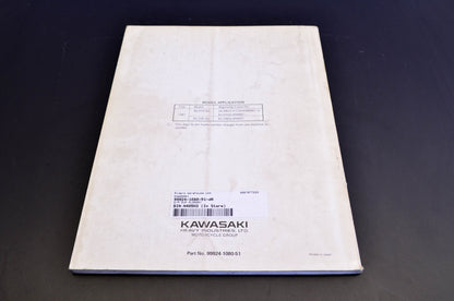 OEM Kawasaki 99924-1080-51 Service Manual Supplement KL650A