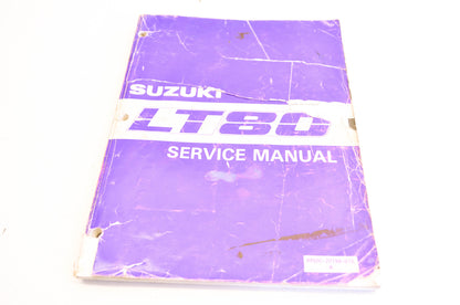 OEM Suzuki 99500-20158-01E Service Manual LT80 1987-2006
