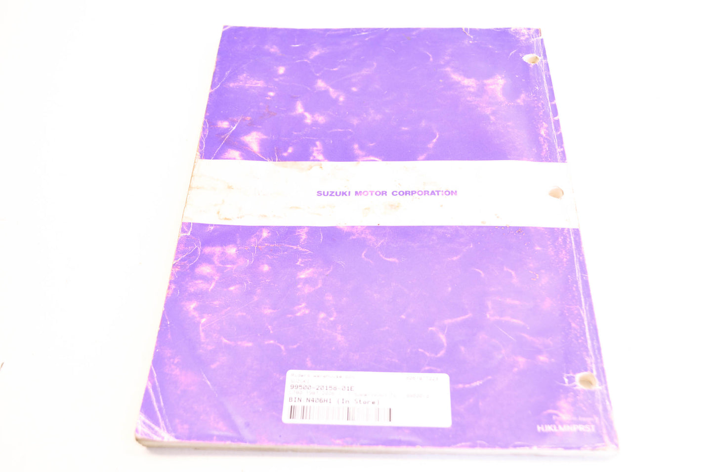 OEM Suzuki 99500-20158-01E Service Manual LT80 1987-2006