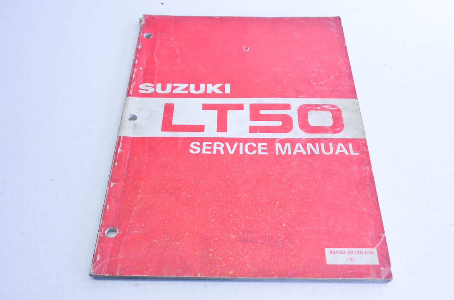 OEM Suzuki 99500-20120-03E Service Manual LT50 1984-2005