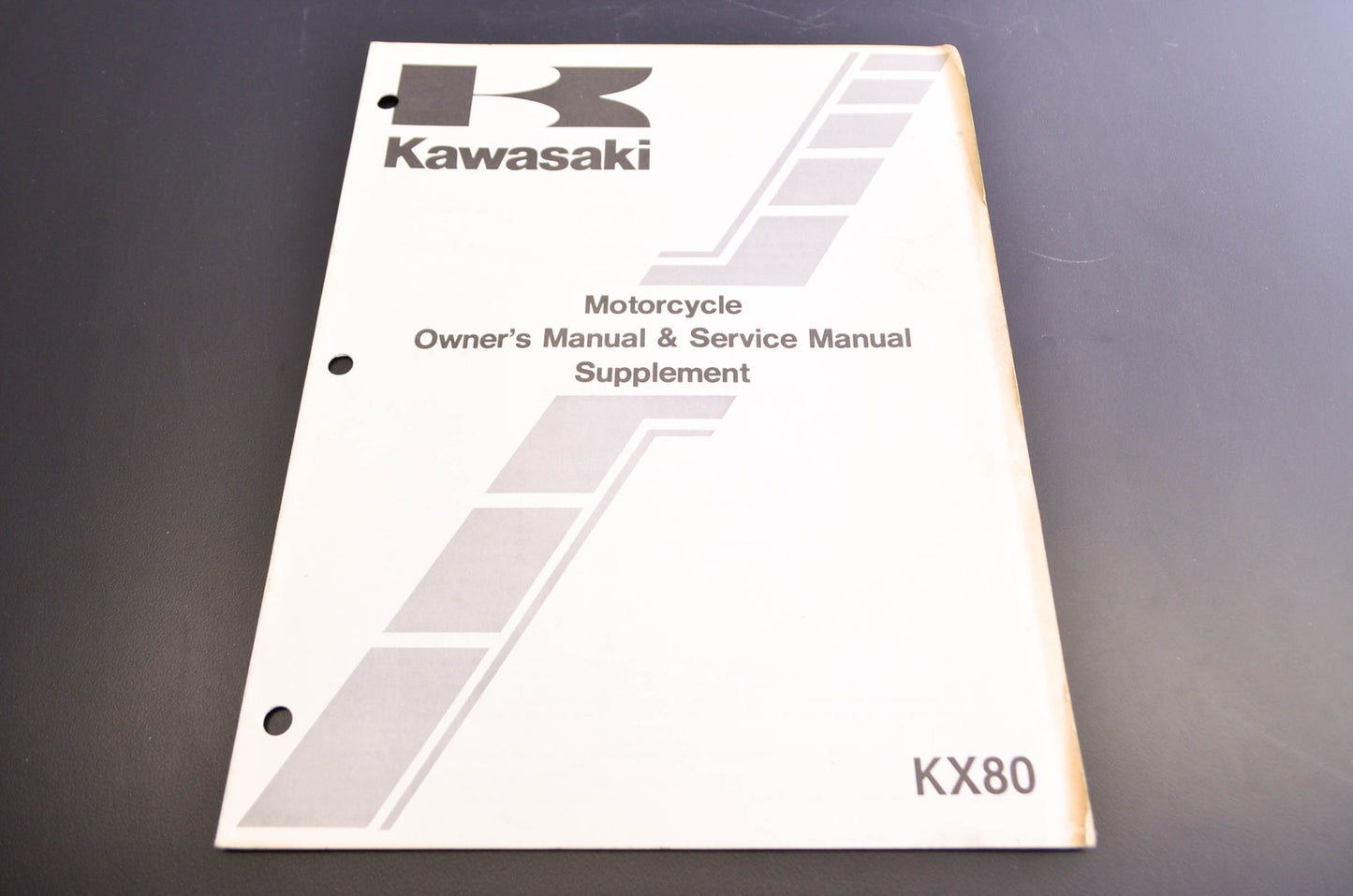 OEM Kawasaki 99963-0053-01 Owner's & Service Manual Supplement KX80-C2