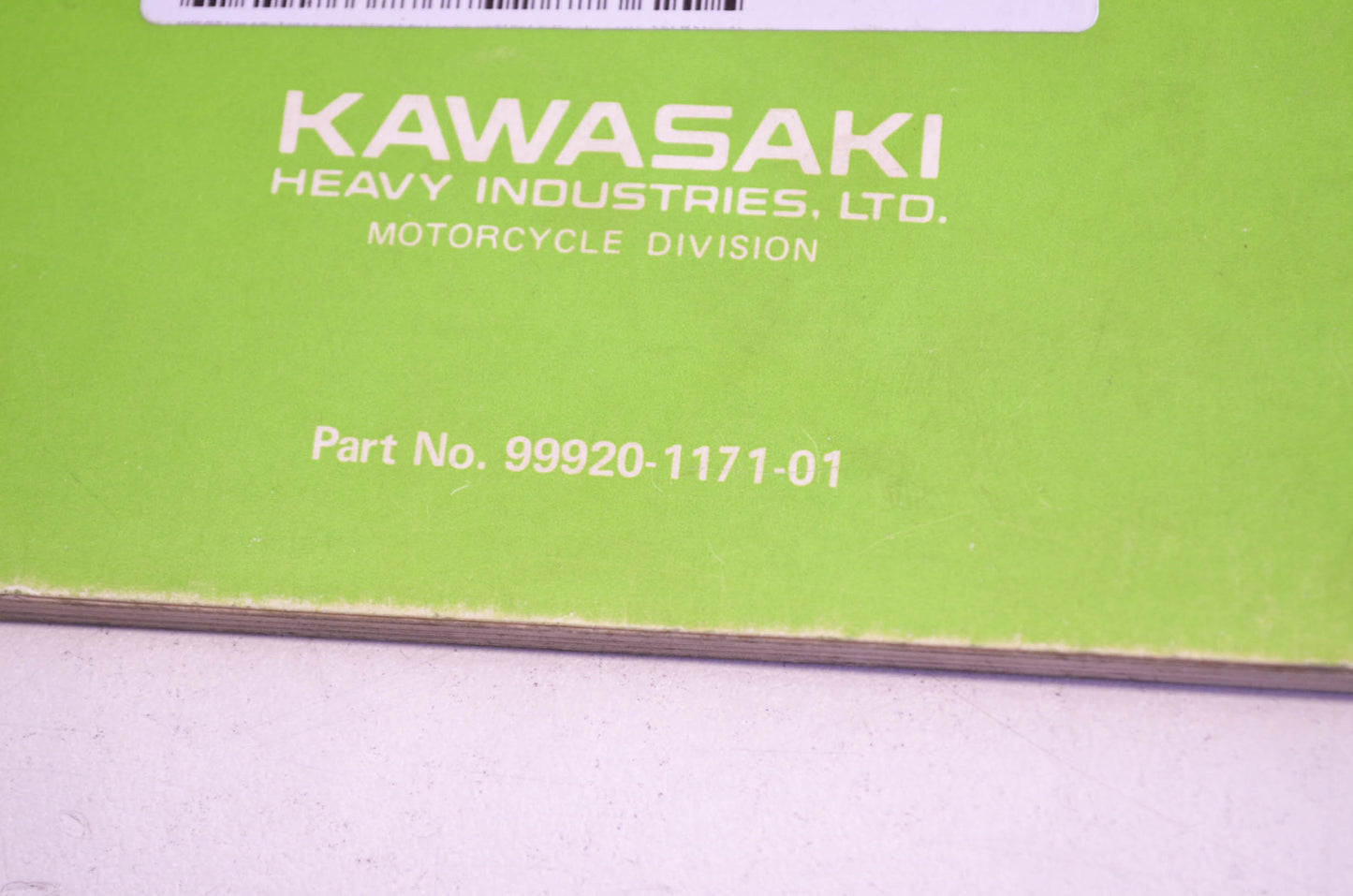 OEM Kawasaki 99920-1171-01 Owner's & Service Manual KX80C2