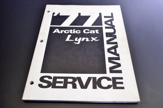 OEM Arctic Cat 0153-120 77 Lynx Service Manual