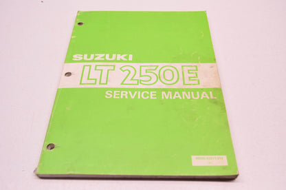 OEM Suzuki 99500-42011-01E Service Manual LT250E 1985-86