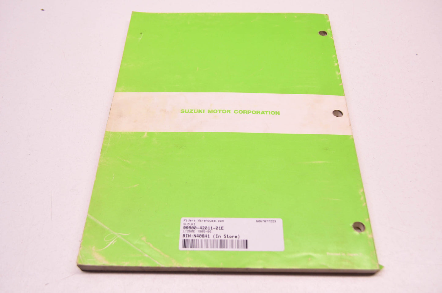 OEM Suzuki 99500-42011-01E Service Manual LT250E 1985-86