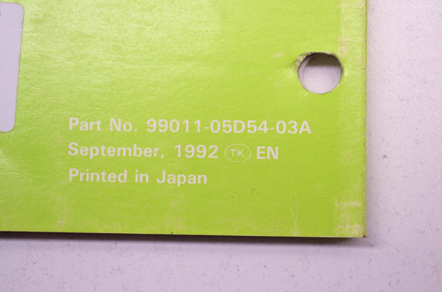 OEM Suzuki 99011-05D54-03A RMX250 Owner's Service Manual
