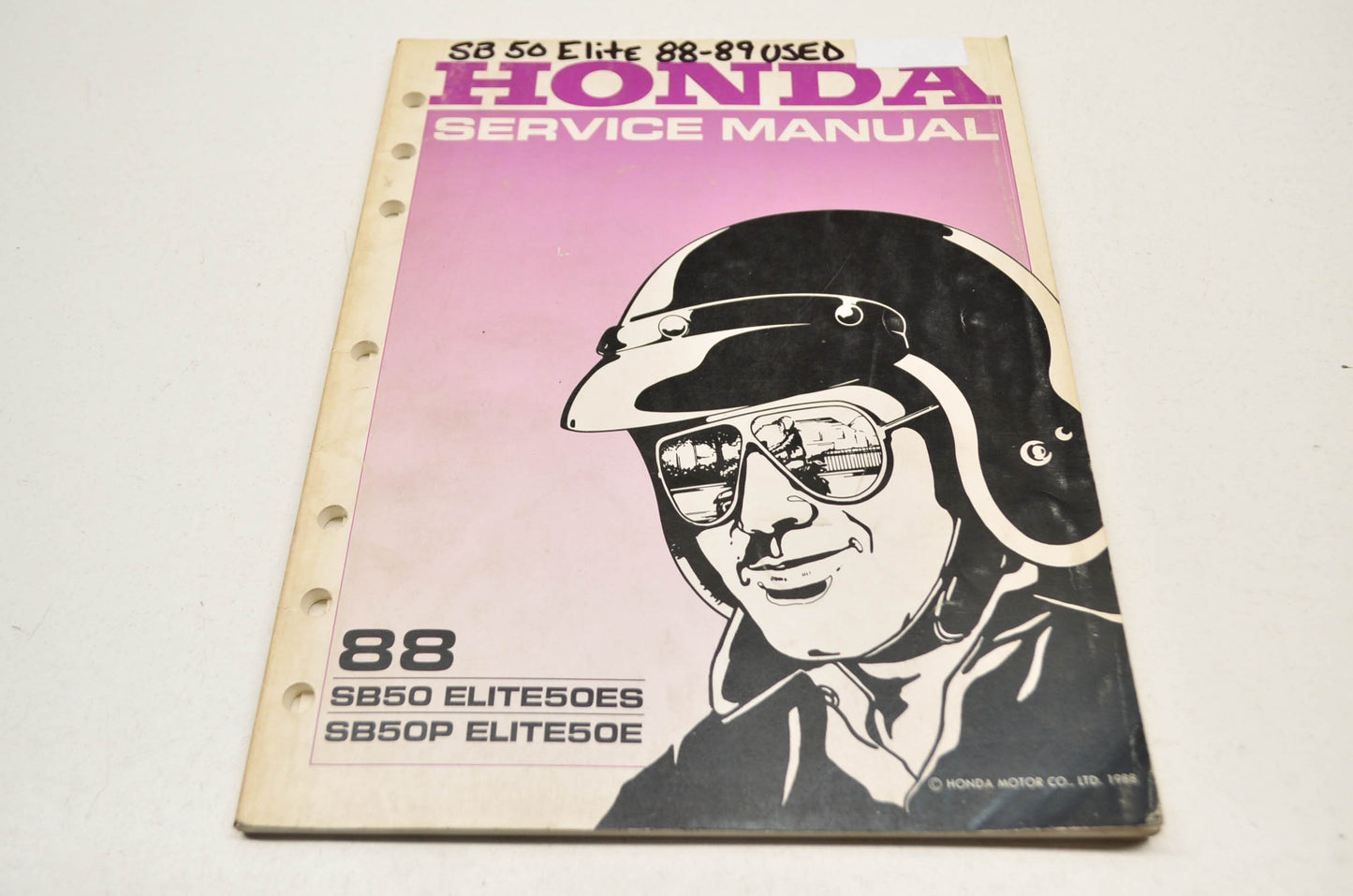 OEM Honda 61GS600, 26008803 88 SB50 SB50P Service Manual 88 SB50 ELITE50ES, SB50P ELITE50E