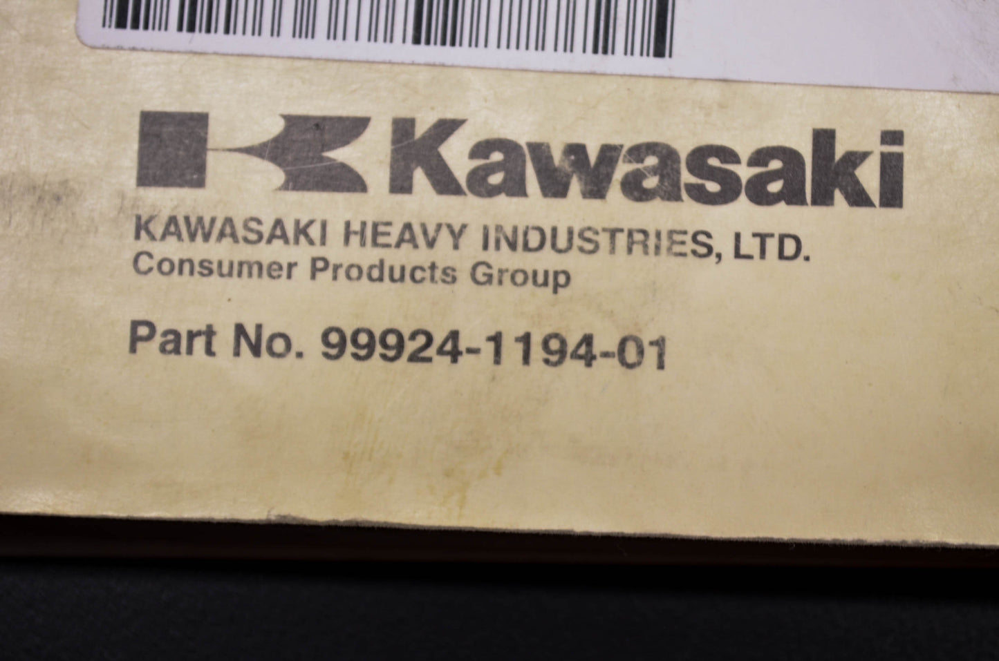 OEM Kawasaki 99924-1194-01 Service Manual EN500-C
