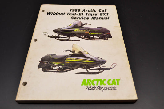 OEM Arctic Cat 2254-499 89 Wildcat 650 El Tigre EXT Service Manual