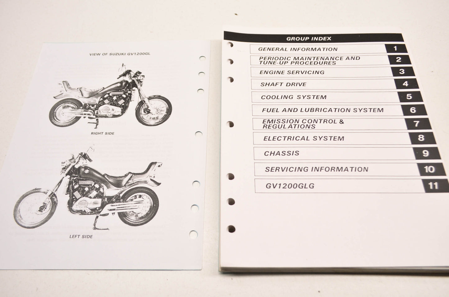 OEM Suzuki 99500-39041-03E GV1200GL Service Manual