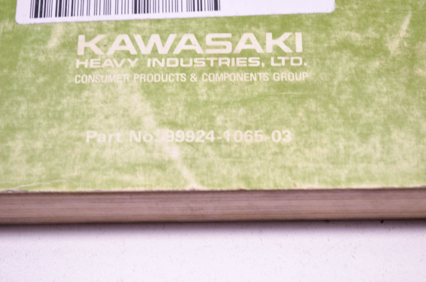 OEM Kawasaki 99924-1065-03 Service Manual ZG1000A