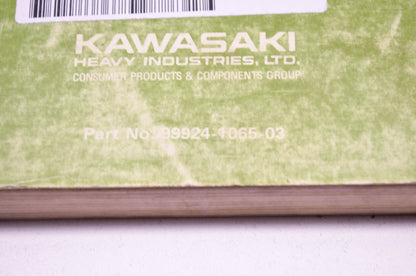 OEM Kawasaki 99924-1065-03 Service Manual ZG1000A