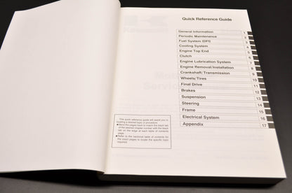 OEM Kawasaki 99924-1310-01 Service Manual ZR1000A