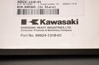 OEM Kawasaki 99924-1310-01 Service Manual ZR1000A