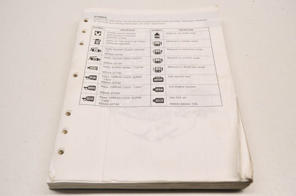 OEM Suzuki GSX-R750 Service Manual 98 GSX-R750W, 99 GSX-R750X.