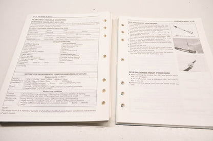 OEM Suzuki GSX-R750 Service Manual 98 GSX-R750W, 99 GSX-R750X.