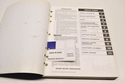 OEM Suzuki GSX-R1000 Service Manual