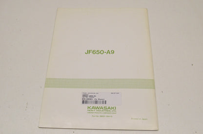 OEM Kawasaki 99920-1654-01 Owner's Manual JF650A9