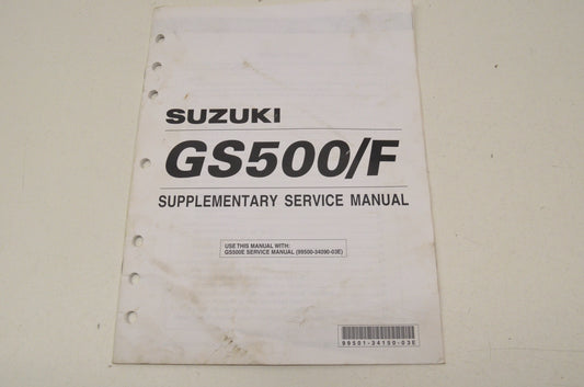 OEM Suzuki 99501-34150-03E GS500/E/F Service Manual