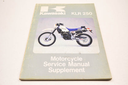 OEM Kawasaki 99924-1051-01 Service Manual KL250D