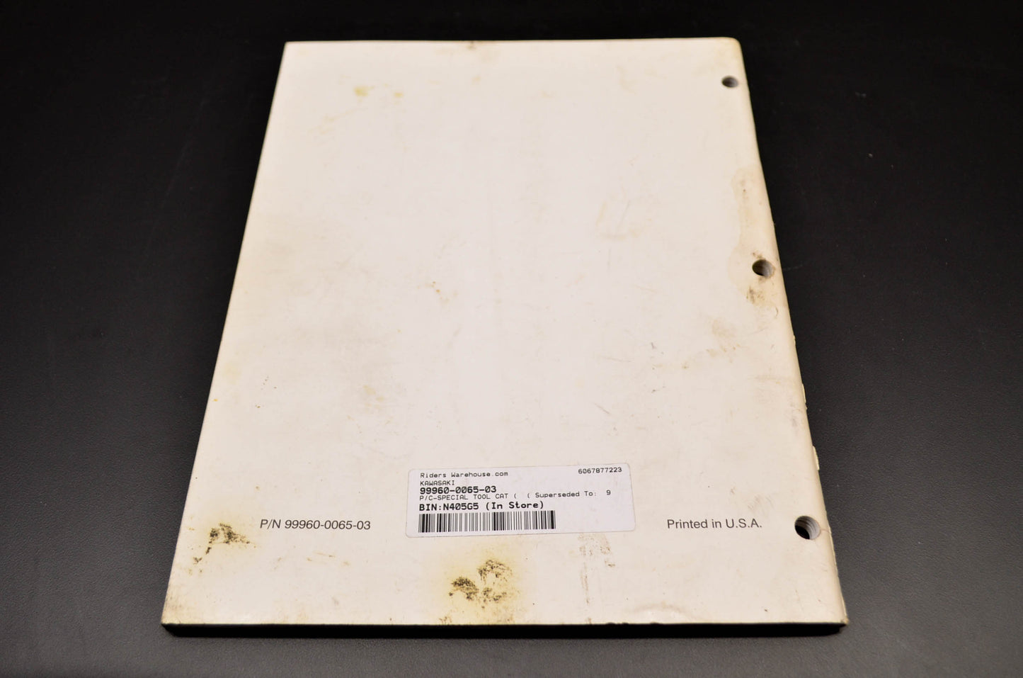OEM Kawasaki 99960-0065-03 Special Tool Parts Catalog