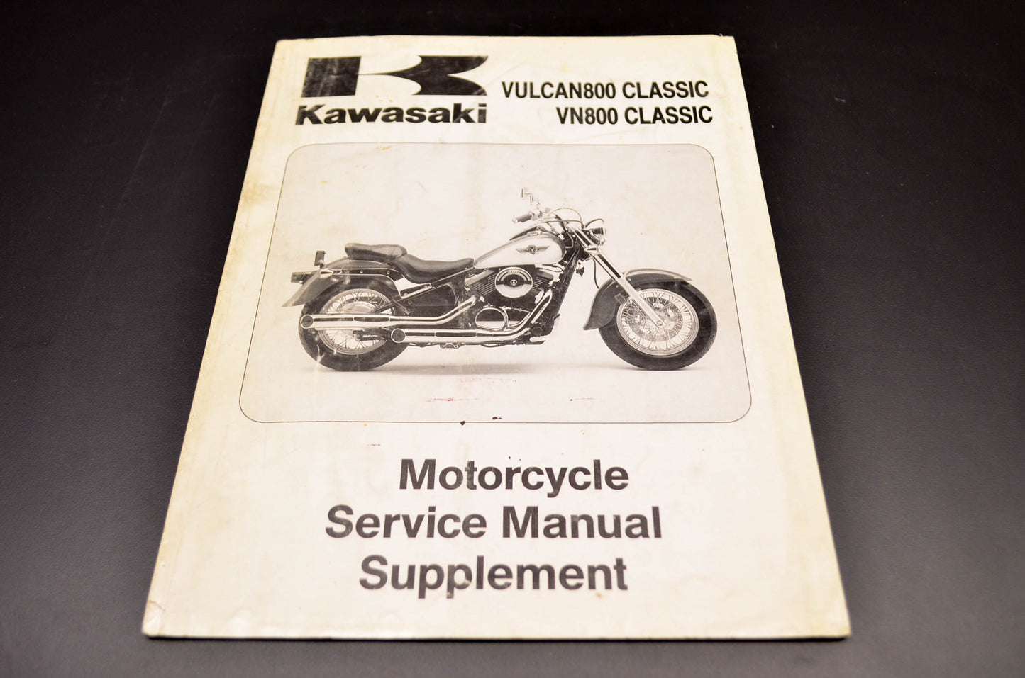 OEM Kawasaki 99924-1199-51 Service Manual Supplement VN800B