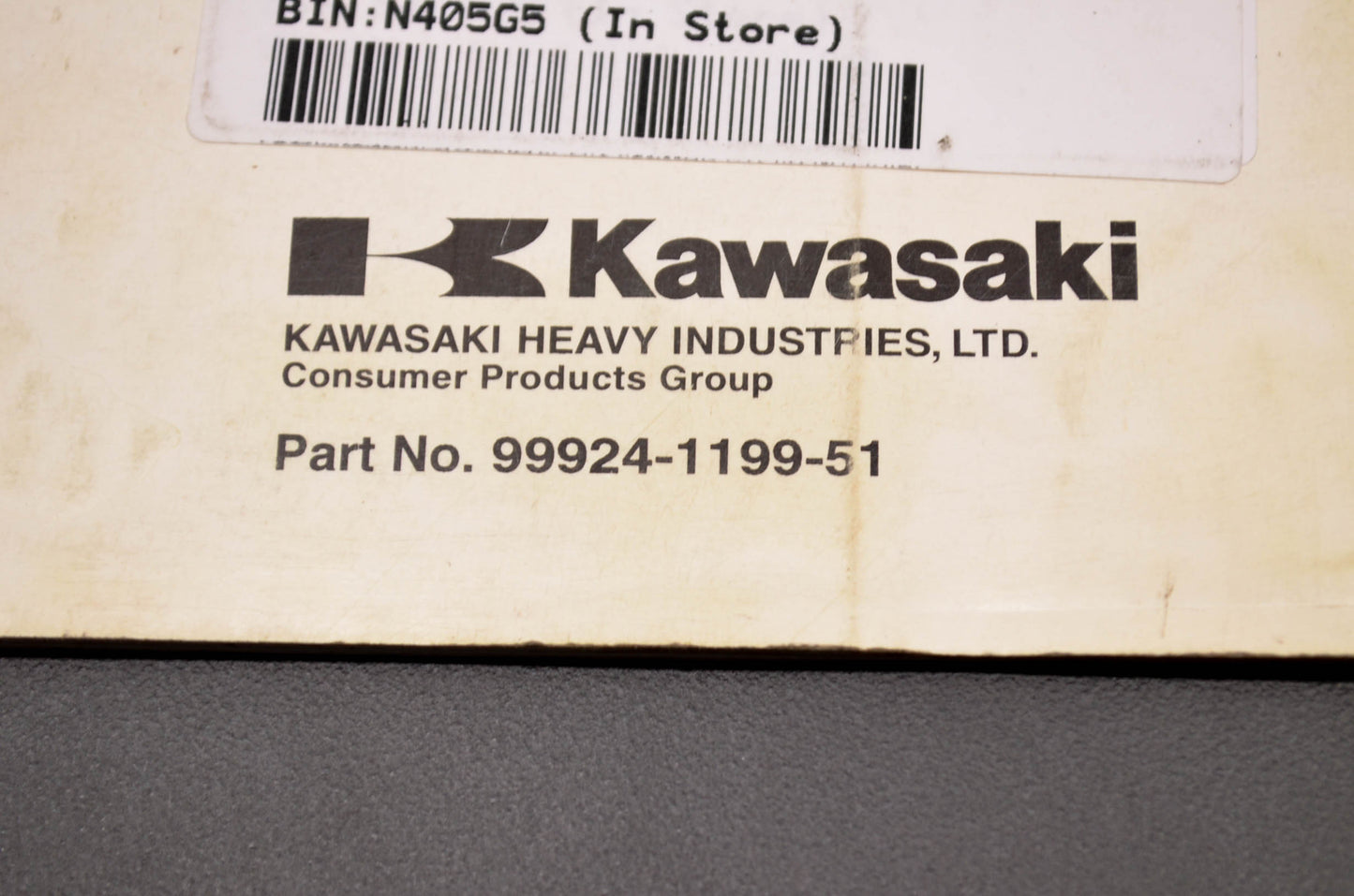 OEM Kawasaki 99924-1199-51 Service Manual Supplement VN800B