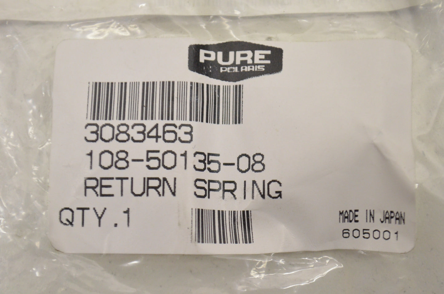 OEM Polaris 3083463 Return Spring NOS